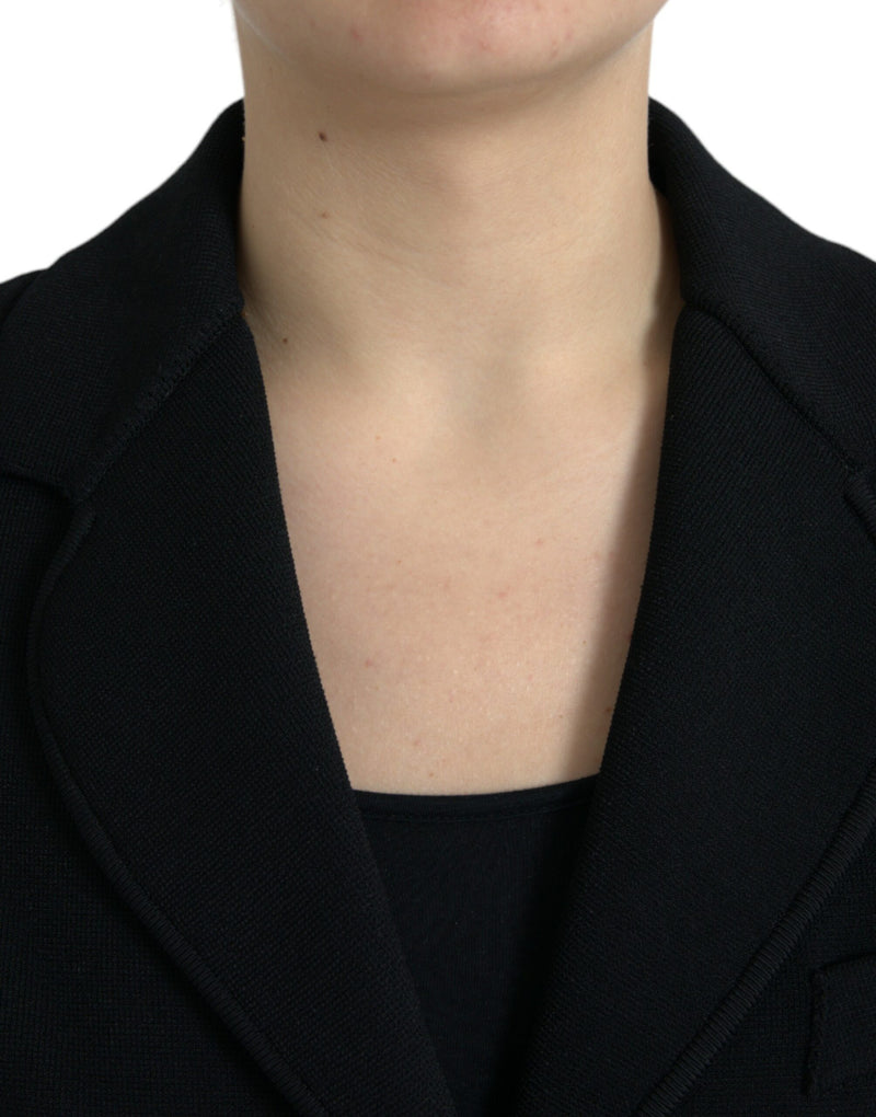 Elegant Black Designer Blazer for Women Dolce & Gabbana