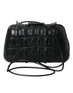 Elegant Crocodile Leather Evening Clutch Balenciaga