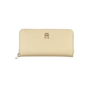 Beige Polyester Wallet Tommy Hilfiger