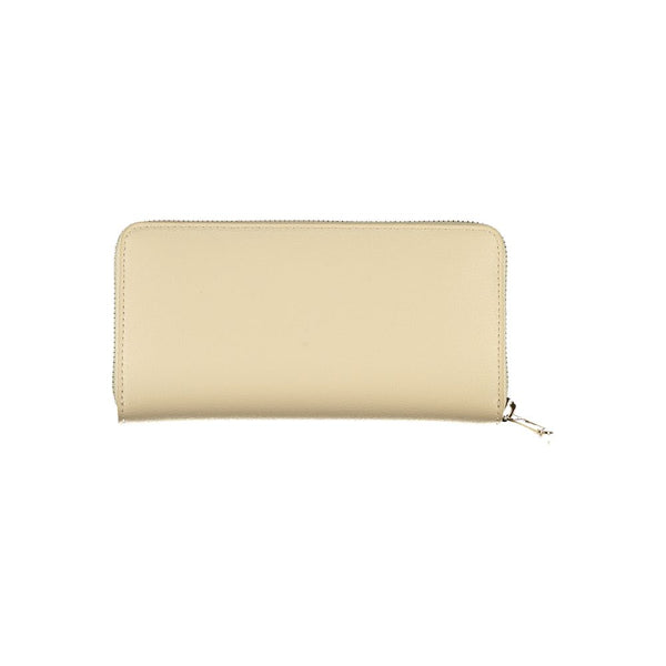 Beige Polyester Wallet Tommy Hilfiger