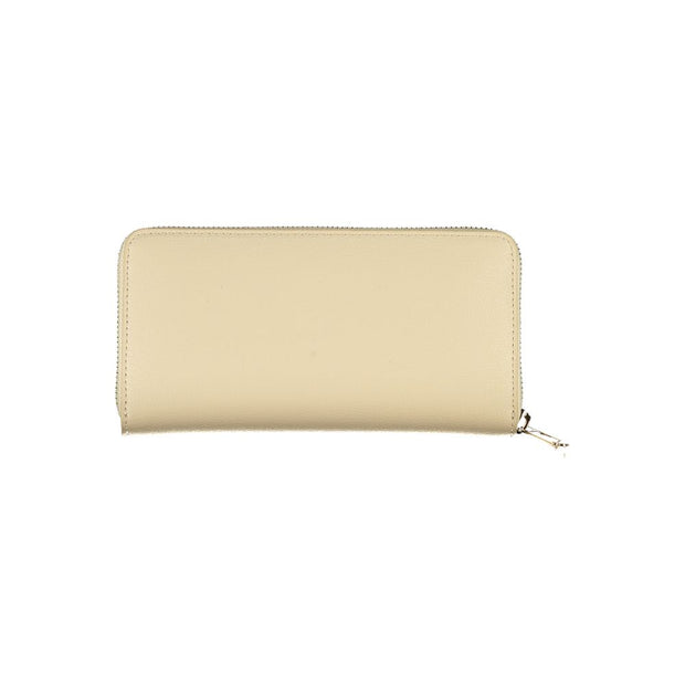 Beige Polyester Wallet Tommy Hilfiger