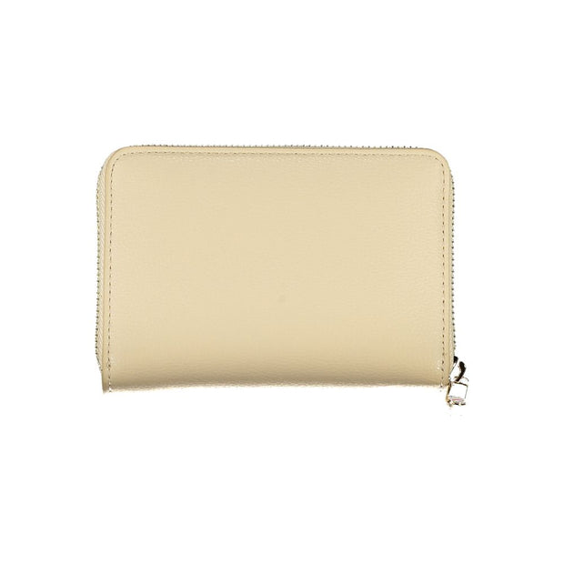 Beige Polyester Wallet Tommy Hilfiger