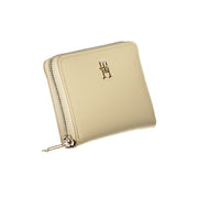 Beige Polyester Wallet Tommy Hilfiger