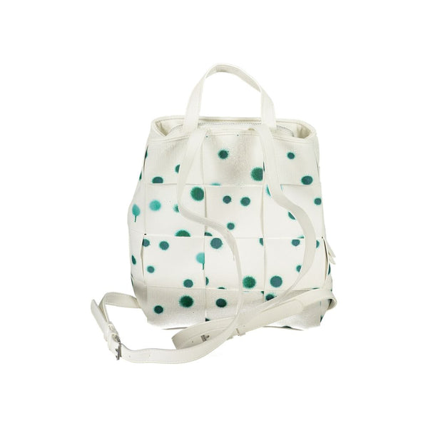 White Polyethylene Backpack Desigual