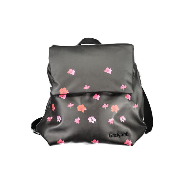 Black Polyethylene Backpack Desigual