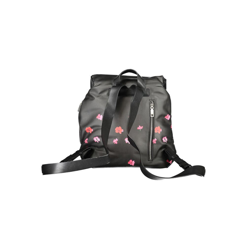 Black Polyethylene Backpack Desigual