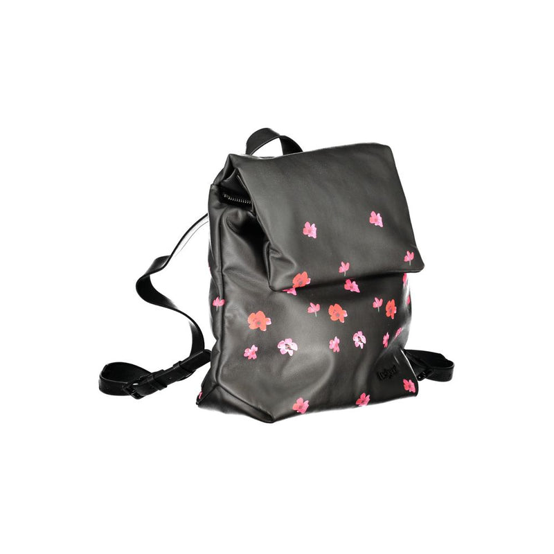 Black Polyethylene Backpack Desigual