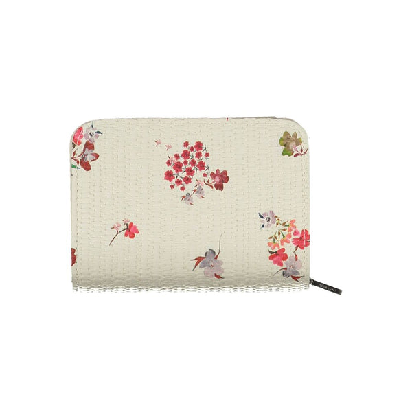 White Polyethylene Wallet Desigual