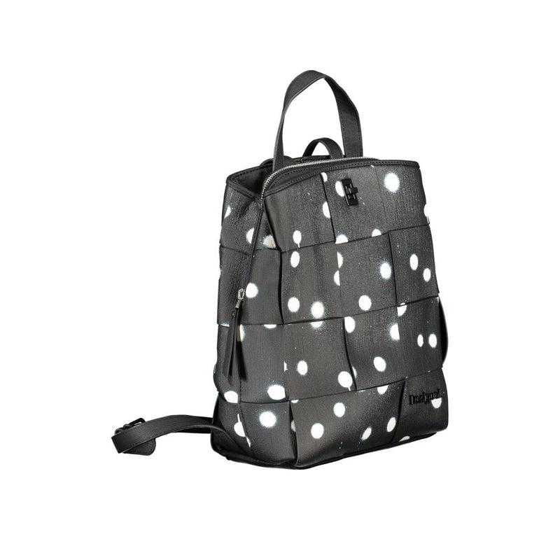 Black Polyethylene Backpack Desigual