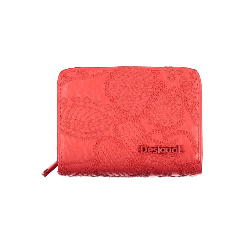 Red Polyethylene Wallet Desigual