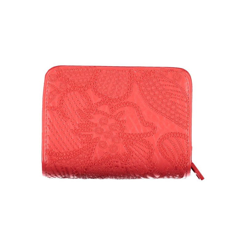 Red Polyethylene Wallet Desigual