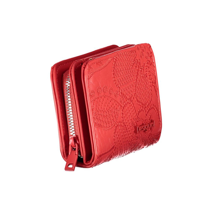 Red Polyethylene Wallet Desigual