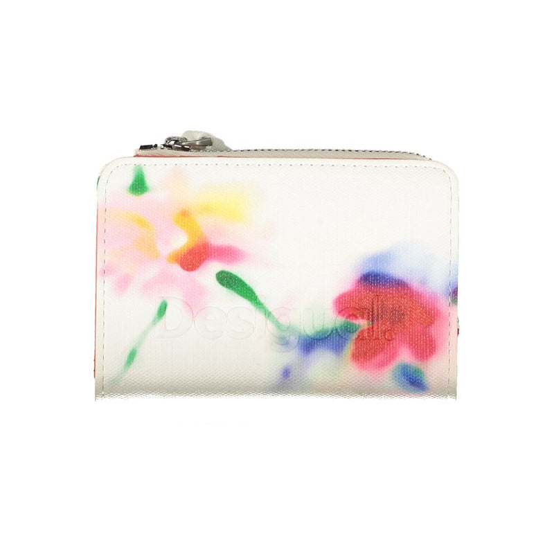 White Polyester Wallet Desigual