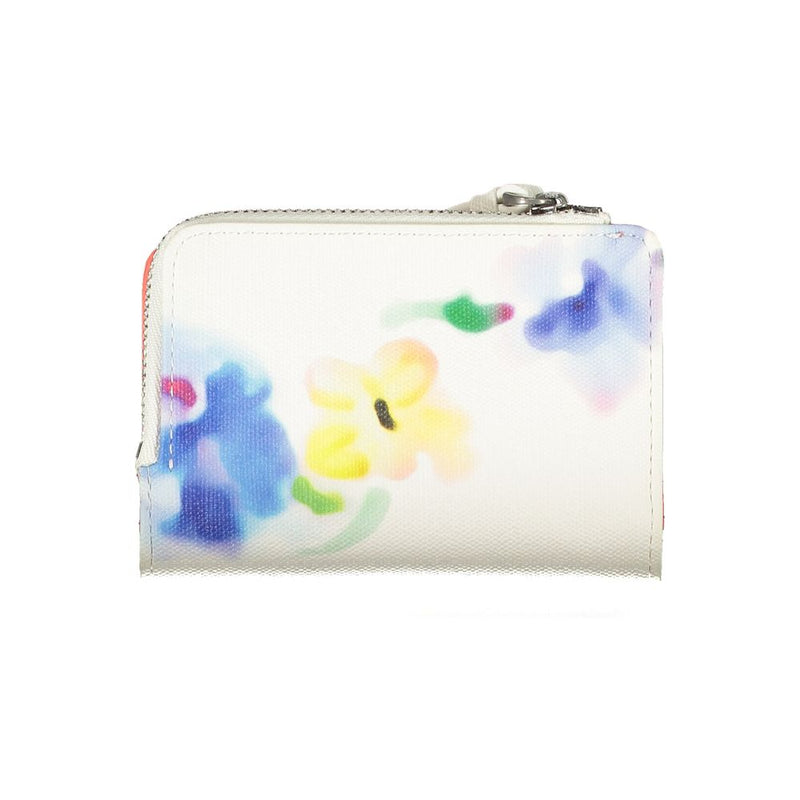 White Polyester Wallet Desigual