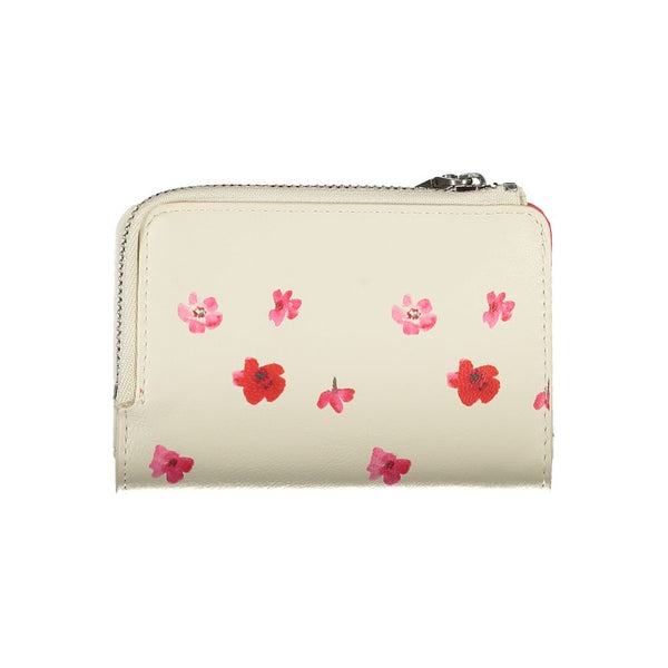 White Polyethylene Wallet Desigual