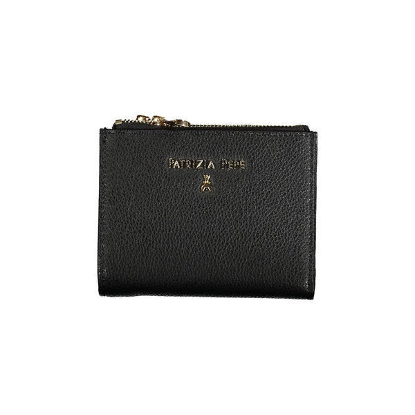 Black Leather Wallet Patrizia Pepe