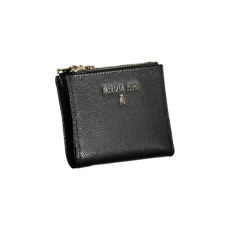 Black Leather Wallet Patrizia Pepe