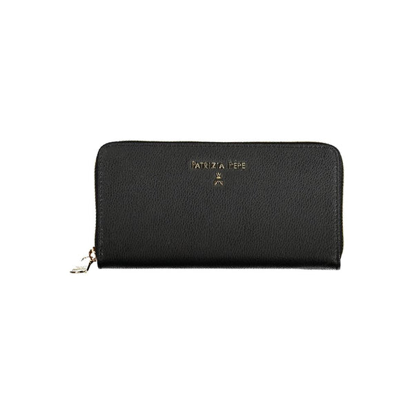 Black Leather Wallet Patrizia Pepe