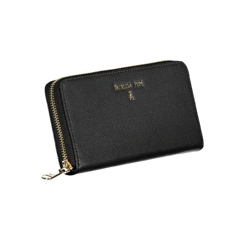 Black Leather Wallet Patrizia Pepe