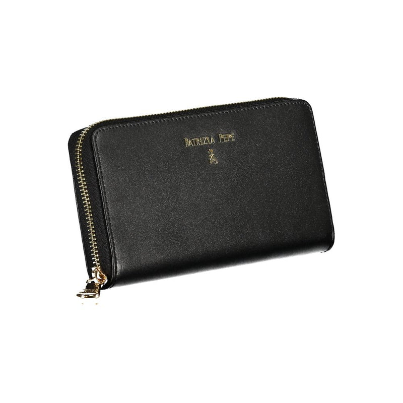 Black Leather Wallet Patrizia Pepe