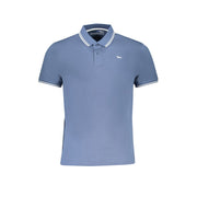 Blue Cotton Polo Shirt Harmont & Blaine