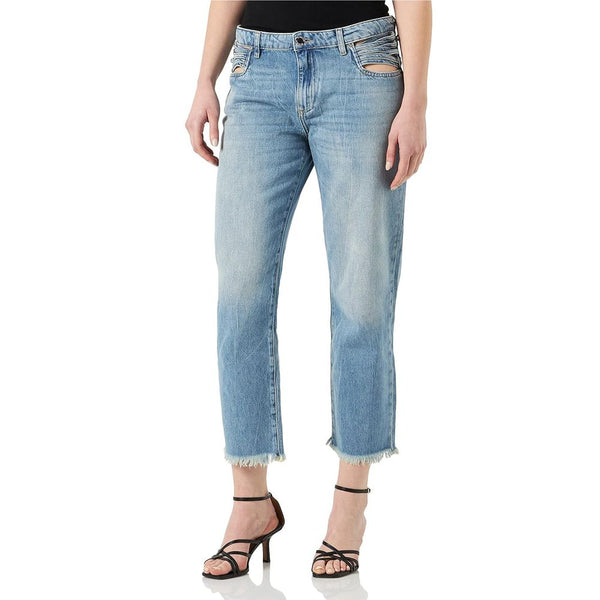 Blue Cotton Jeans & Pant PINKO