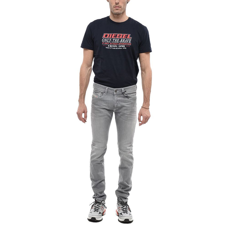 Gray Cotton Jeans & Pant Diesel