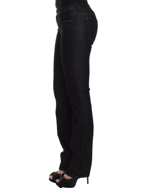 Chic Black Slim Skinny Jeans Ermanno Scervino