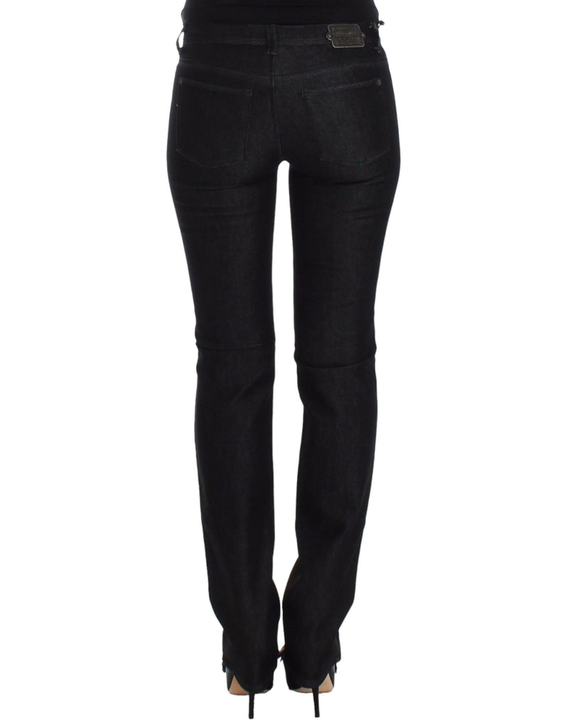 Chic Black Slim Skinny Jeans Ermanno Scervino