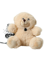 Beige Teddy Bear Mesh Net Band Hair Clip Dolce & Gabbana