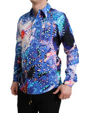 Multicolor Luminarie Slim MARTINI Shirt Dolce & Gabbana