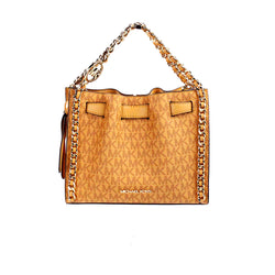 Mina Small Belted Cider Signature PVC Chain Inlay Crossbody Bag Michael Kors