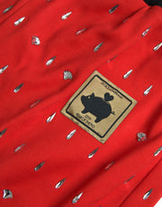 Red Year Of The Pig Jogger Sweatpants Pants Dolce & Gabbana