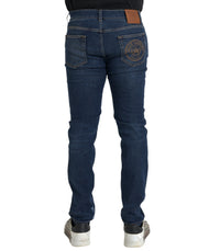 Blue Slim Fit Cotton Skinny Men Denim Jeans Dolce & Gabbana