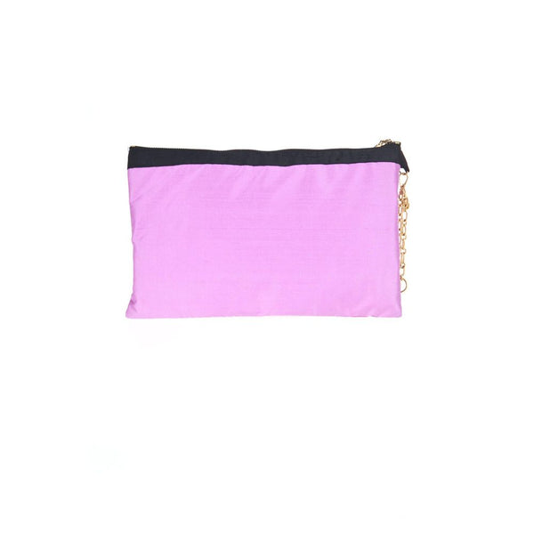 Purple Silk Handbag Patrizia Pepe