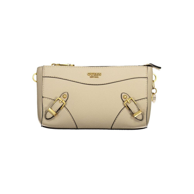 Beige Polyethylene Handbag Guess Jeans