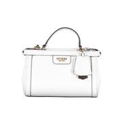 White Polyethylene Handbag Guess Jeans