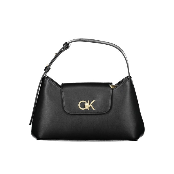 Black Polyester Handbag Calvin Klein