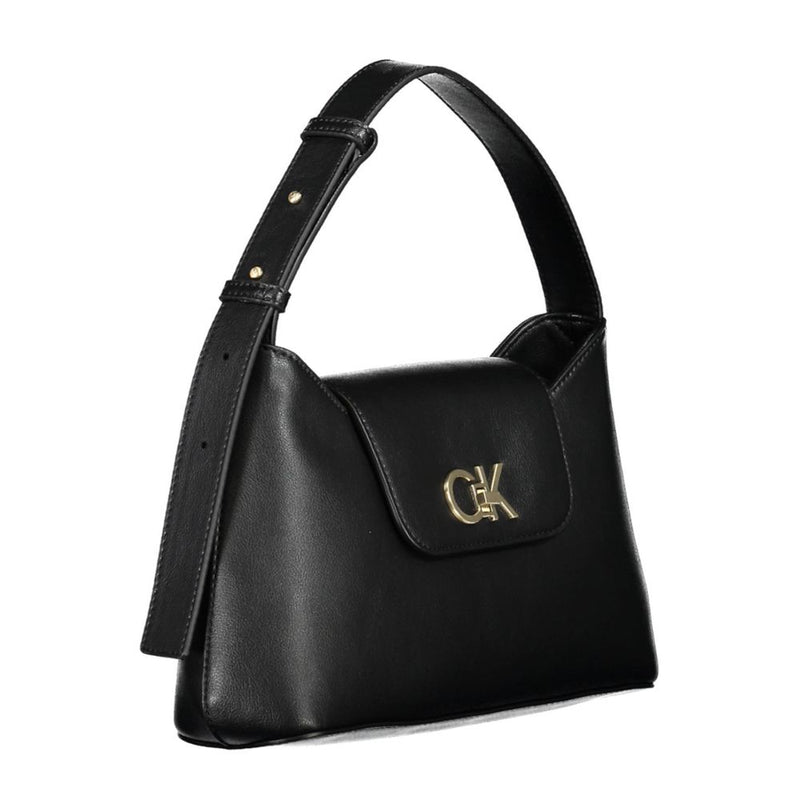 Black Polyester Handbag Calvin Klein