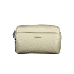 Beige Polyester Handbag Calvin Klein