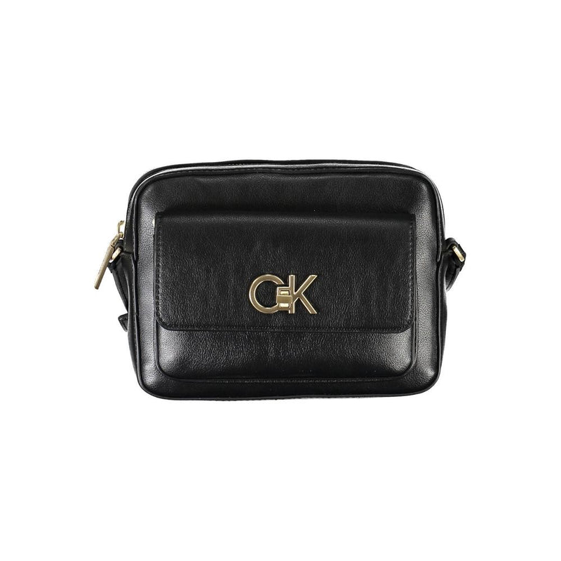 Black Polyester Handbag Calvin Klein