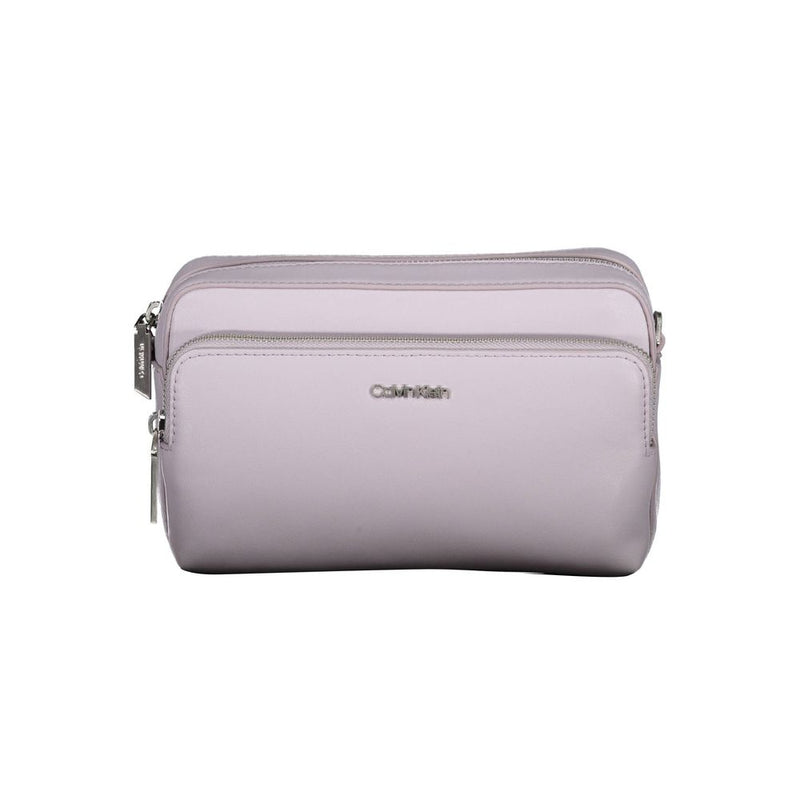 Purple Polyester Handbag Calvin Klein