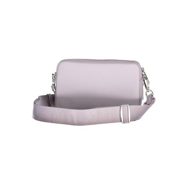 Purple Polyester Handbag Calvin Klein