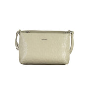 Beige Polyester Handbag Calvin Klein