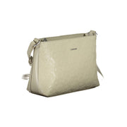 Beige Polyester Handbag Calvin Klein