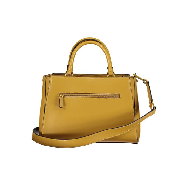 Yellow Polyethylene Handbag Guess Jeans