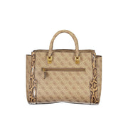 Beige Polyethylene Handbag Guess Jeans