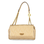 Beige Polyethylene Handbag Guess Jeans