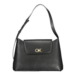 Black Polyester Handbag Calvin Klein