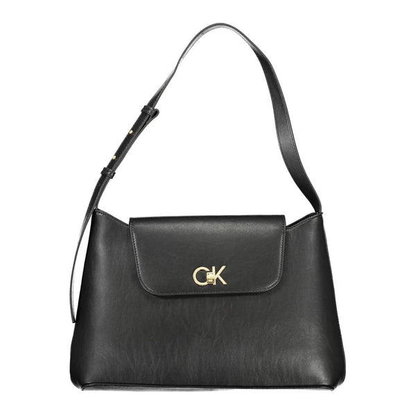 Black Polyester Handbag Calvin Klein